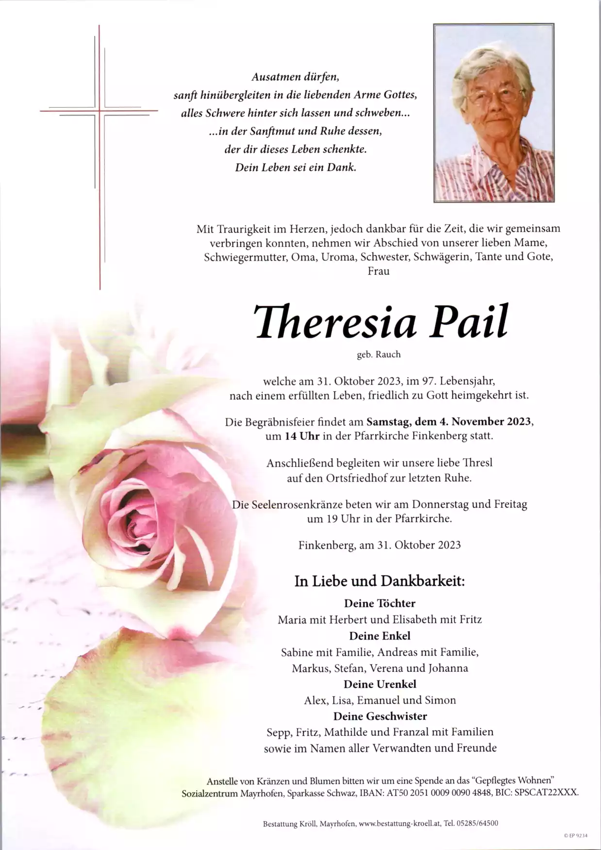 Parte von Theresia Pail
